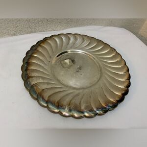 Vintage Wm. Rogers Waverly #3821 Tray--Silverplate.